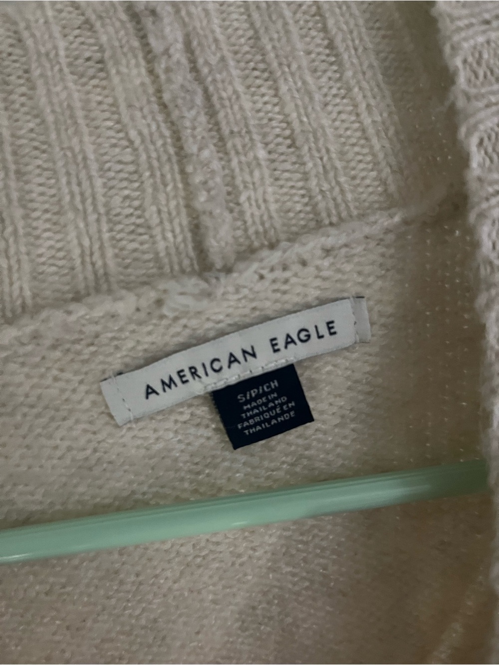 American Eagle Outfitters Cream Knit Sweater - Picture 2 of 2